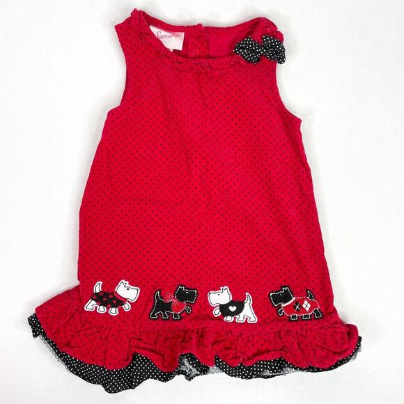 Samara Girls Scottie Dog Dress 4T - Picture 1 of 6